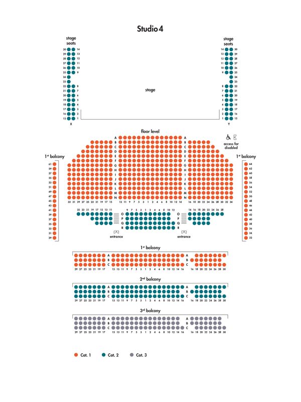 Studio 4 | Plan de salle
