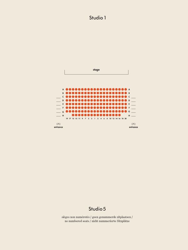 Studio 1 | Plan de salle